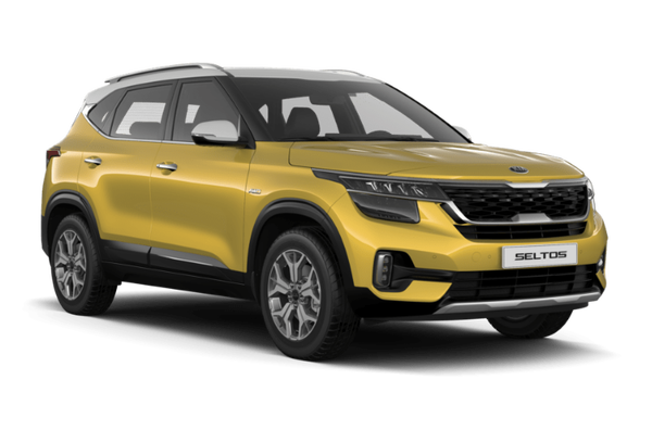 Kia Seltos Цвет: Starbright Yellow / Clear White