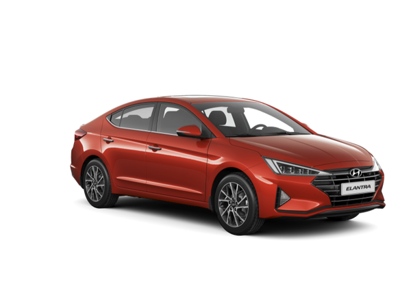 Hyundai Elantra Цвет: Красно-Оранжевый (Lava Orange)