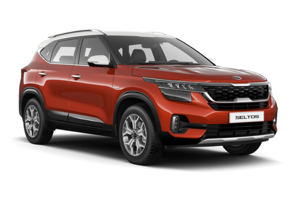 Kia Seltos Цвет: Mars Orange / Clear White